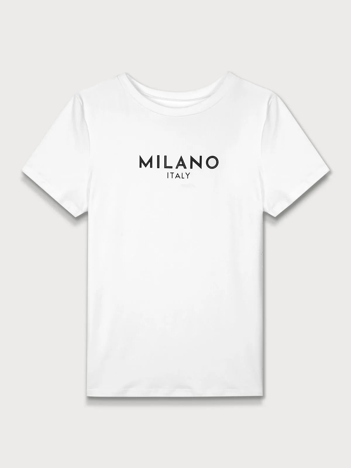 Graphic Round Neck Short Sleeve T-shirt