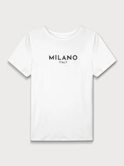 Graphic Round Neck Short Sleeve T-shirt