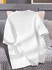 Graphic Round Neck Short Sleeve T-shirt
