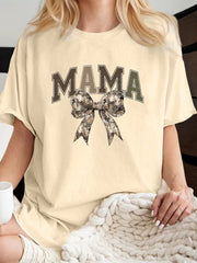 Graphic Round Neck Short Sleeve T-shirt