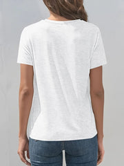 Graphic Round Neck Regular Sleeve Short Sleeve T-shirt