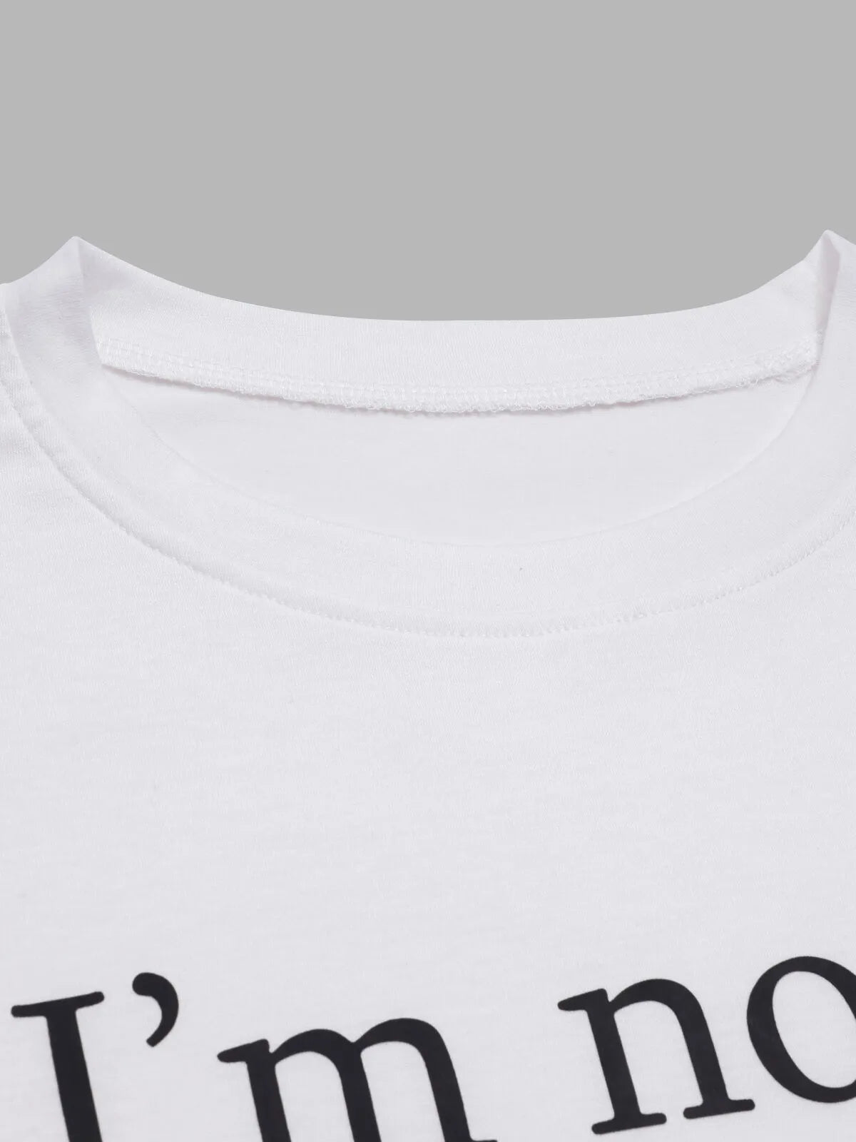 Graphic Round Neck Short Sleeve T-shirt