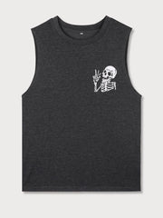Graphic Round Neck Tank