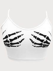 Graphic Spaghetti Stra Tank