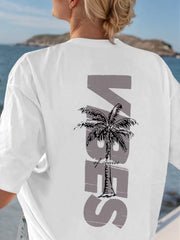 Graphic Split Crew Short Sleeve T-shirt
