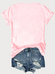 Graphic V-neck Regular T-shirt