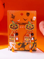 Halloween 1 Pair Chain Copper Stud