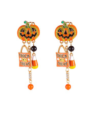 Halloween 1 Pair Chain Copper Stud
