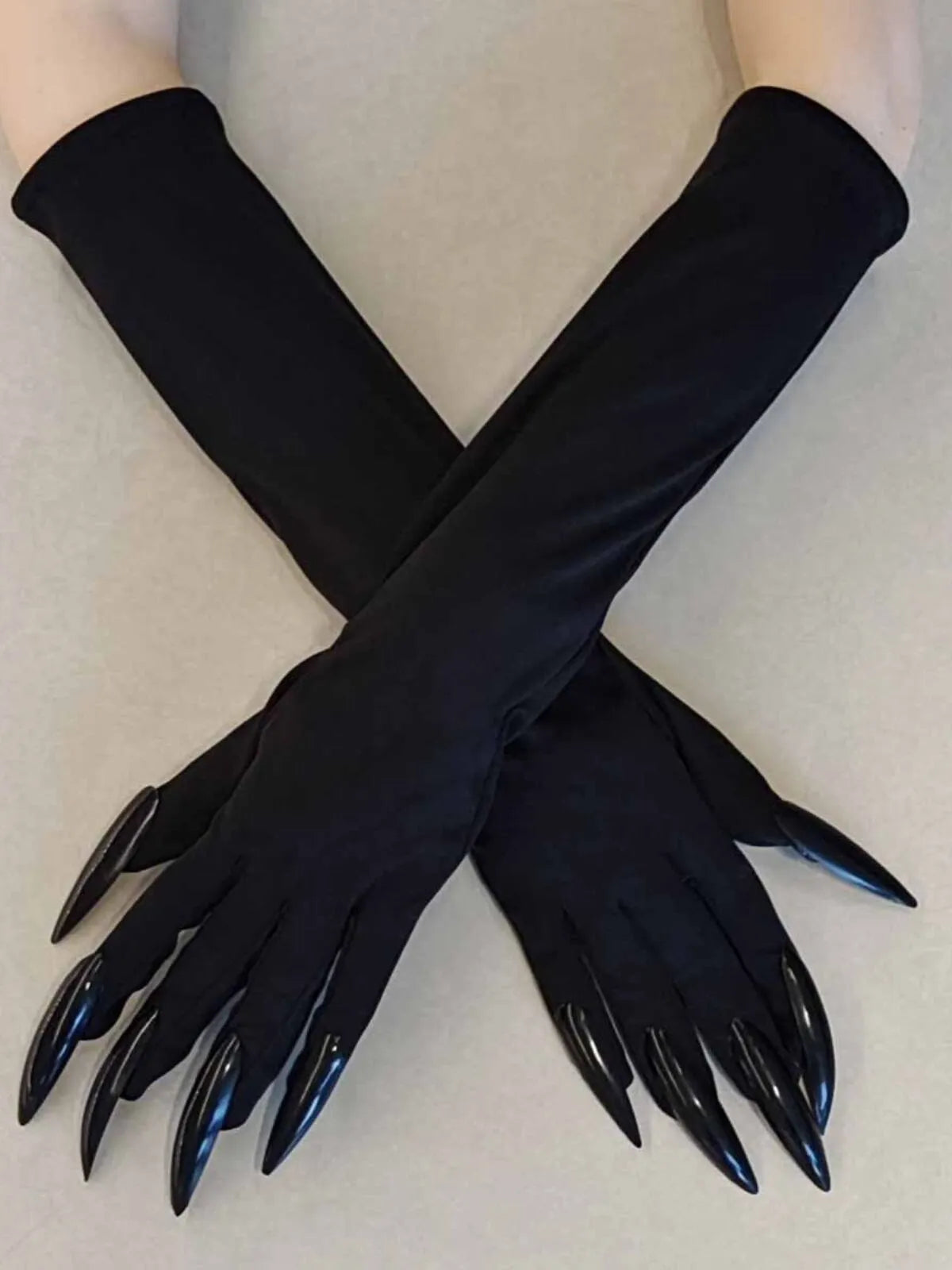 1pc Faux Nail Design Halloween Spooky Cosplay Costume Accessory for Parties and Events Claw  Long Gloves