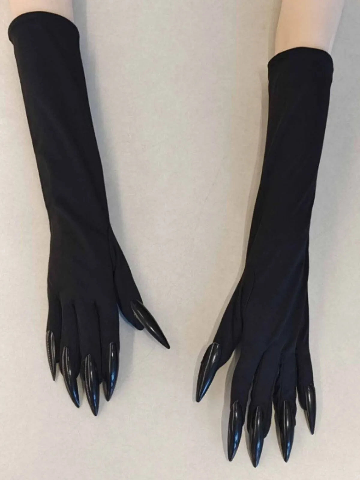 1pc Faux Nail Design Halloween Spooky Cosplay Costume Accessory for Parties and Events Claw  Long Gloves