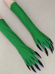 1pc Faux Nail Design Halloween Spooky Cosplay Costume Accessory for Parties and Events Claw  Long Gloves