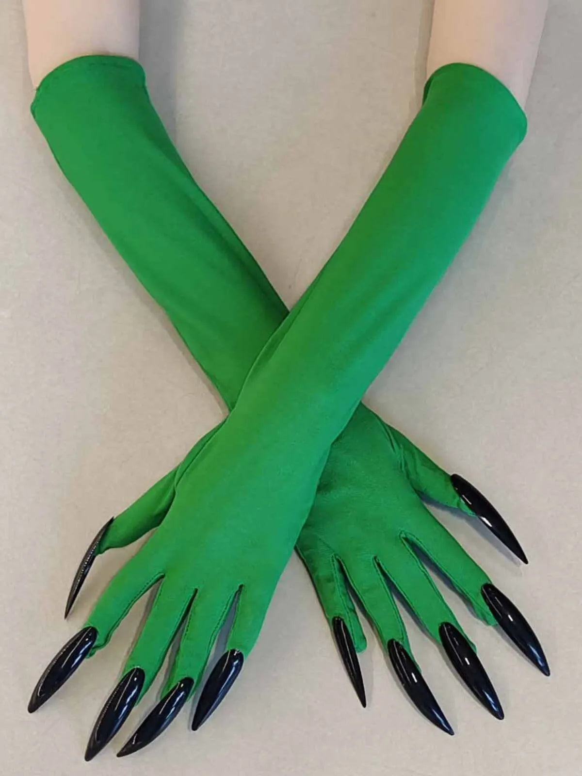 1pc Faux Nail Design Halloween Spooky Cosplay Costume Accessory for Parties and Events Claw  Long Gloves