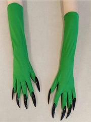 1pc Faux Nail Design Halloween Spooky Cosplay Costume Accessory for Parties and Events Claw  Long Gloves