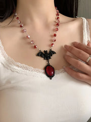Halloween 1pc Crystal Zinc Alloy Necklace