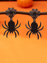 1 Pair Halloween Parties Vintage Elegance Acrylic Spider Dangle Earrings