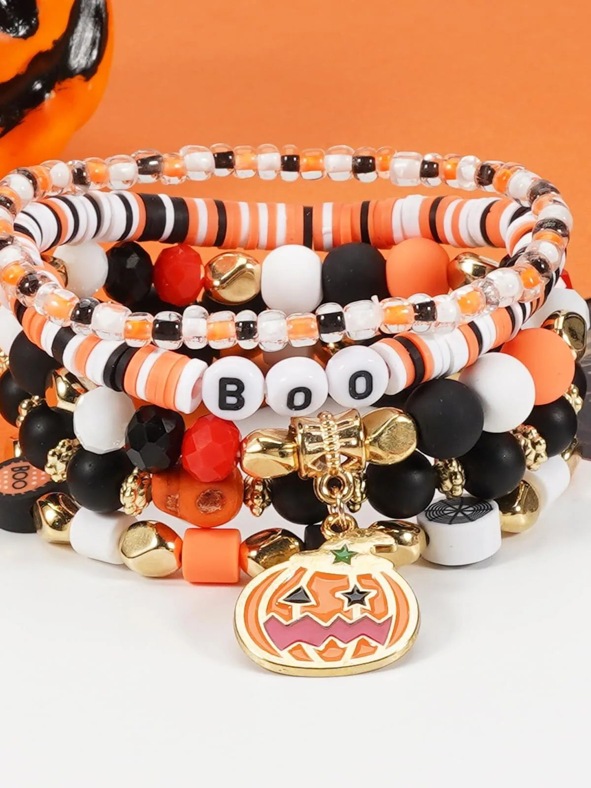 Halloween 5pcs Fantasy Friendship Jewellery Gift Bracelet  for Halloween Christmas Party Decoration