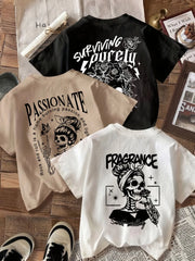 3-Pack Halloween Round Neck Graphic T-shirt