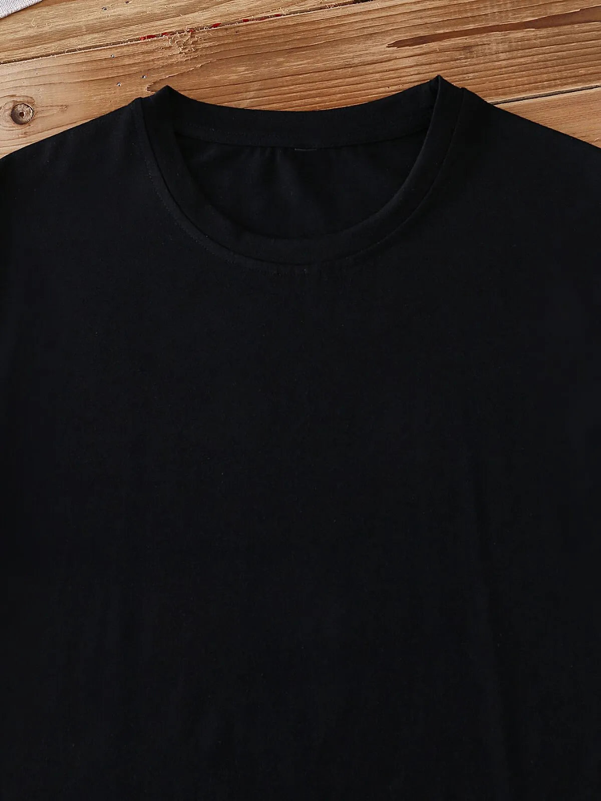Halloween Ghost Pattern Round Neck T-shirt