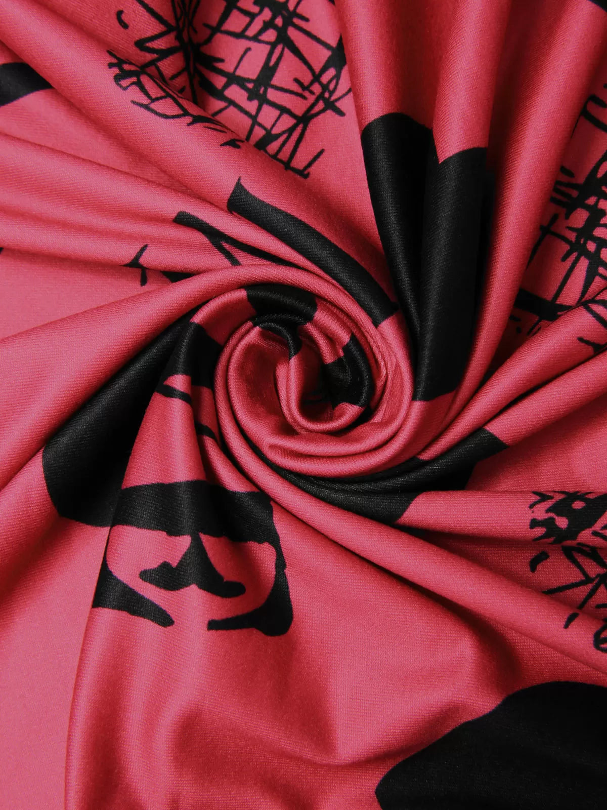 Heart LOVE Print Round Neck Sleeveless Short Nightgown