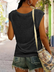 Heart V-neck Tank
