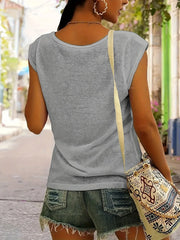 Heart V-neck Tank