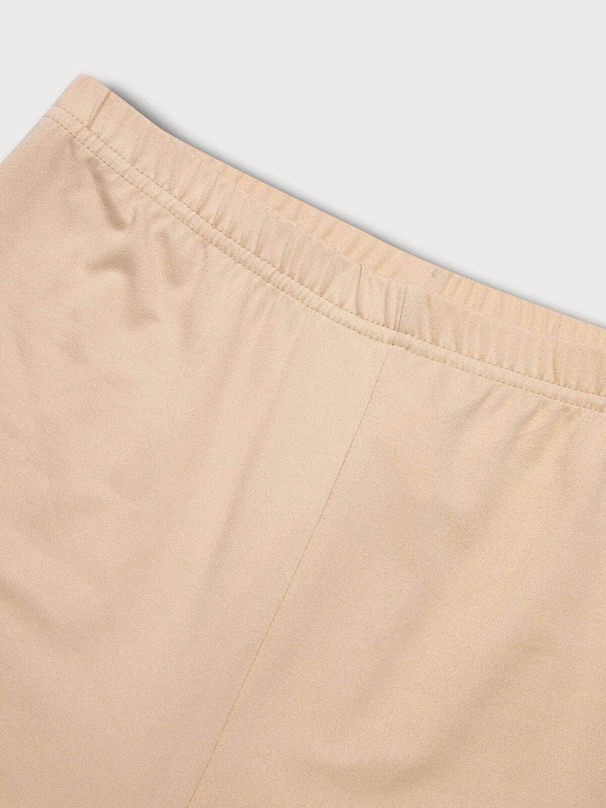 Letter Round Neck T-shirt & Solid Shorts