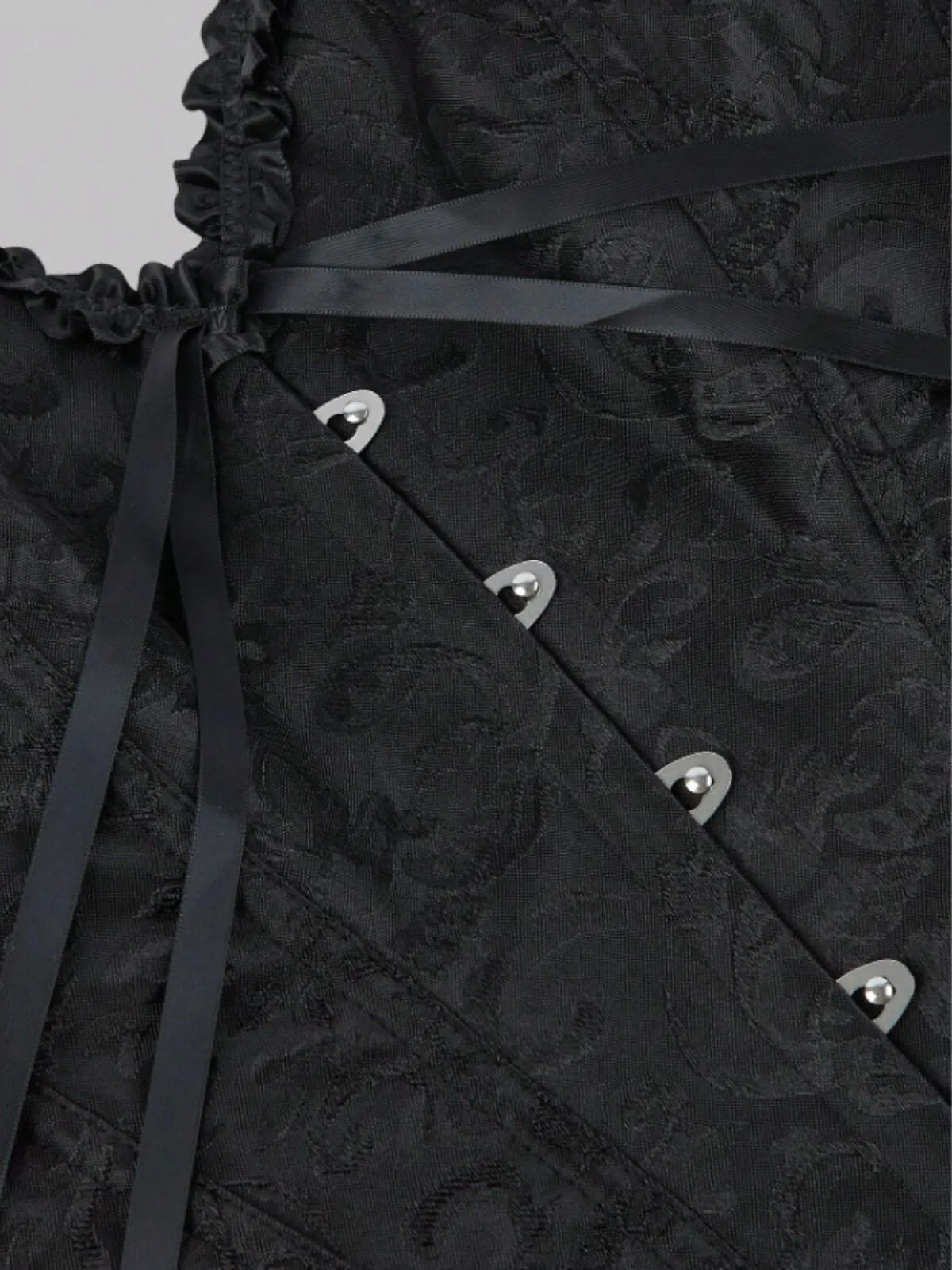 Lace-up Strapless Corset Bandeau