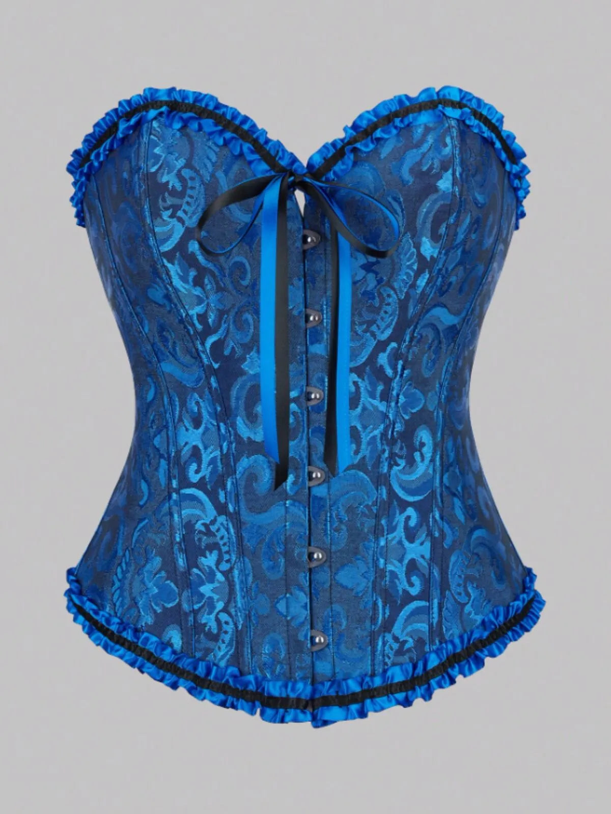 Lace-up Strapless Corset Bandeau