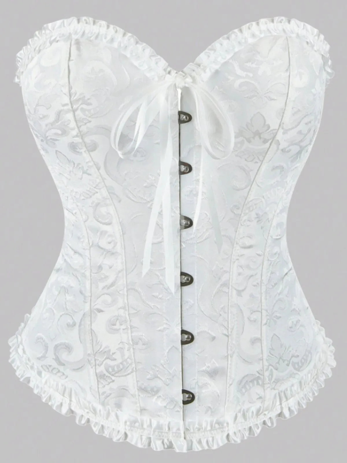 Lace-up Strapless Corset Bandeau