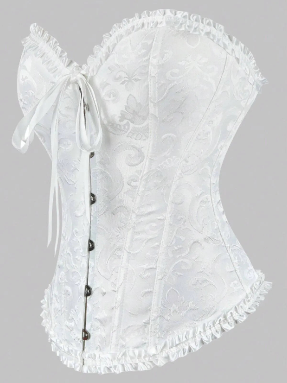 Lace-up Strapless Corset Bandeau
