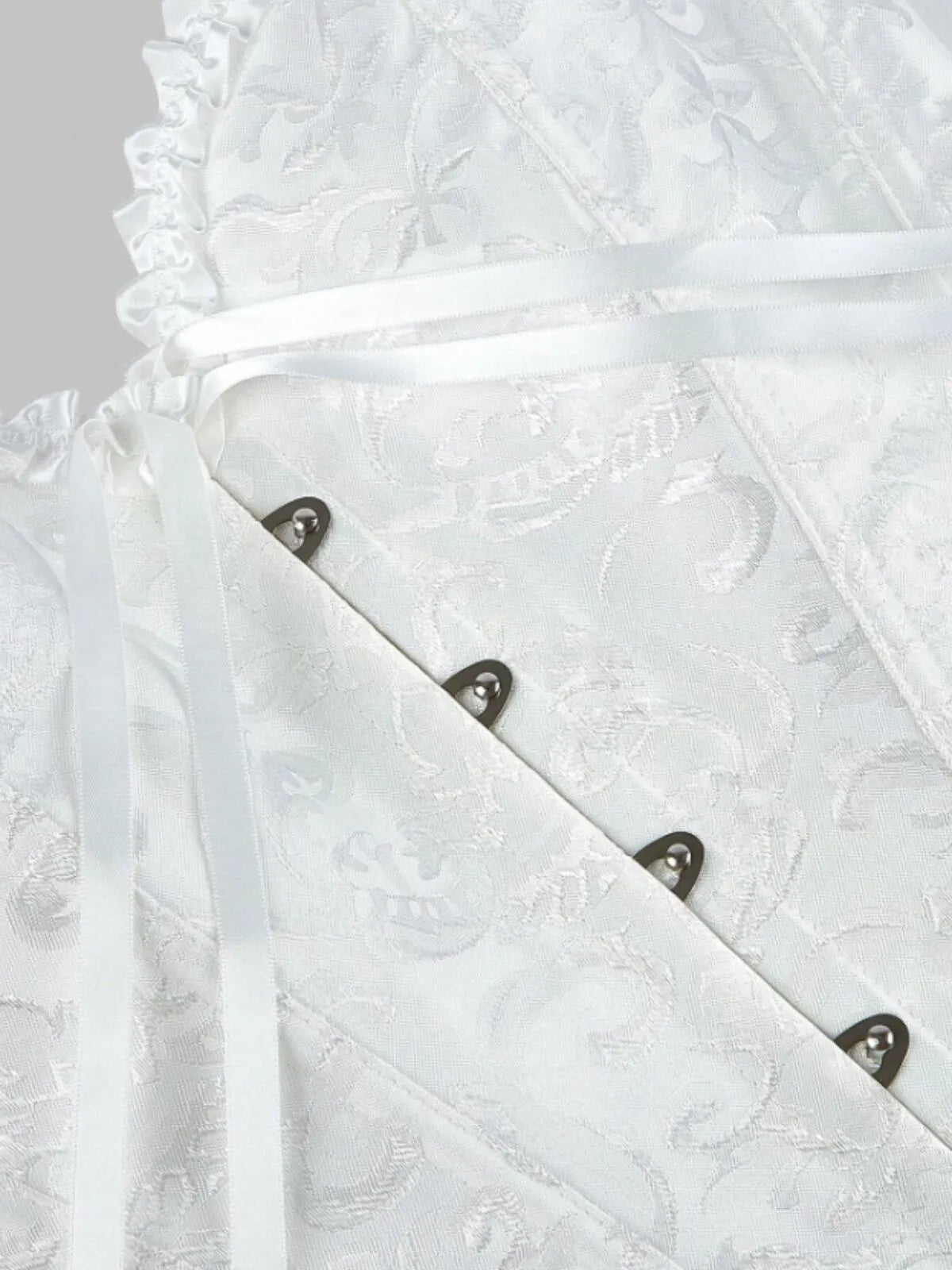 Lace-up Strapless Corset Bandeau