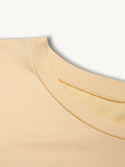 Lemon Round Neck Short Sleeve T-shirt