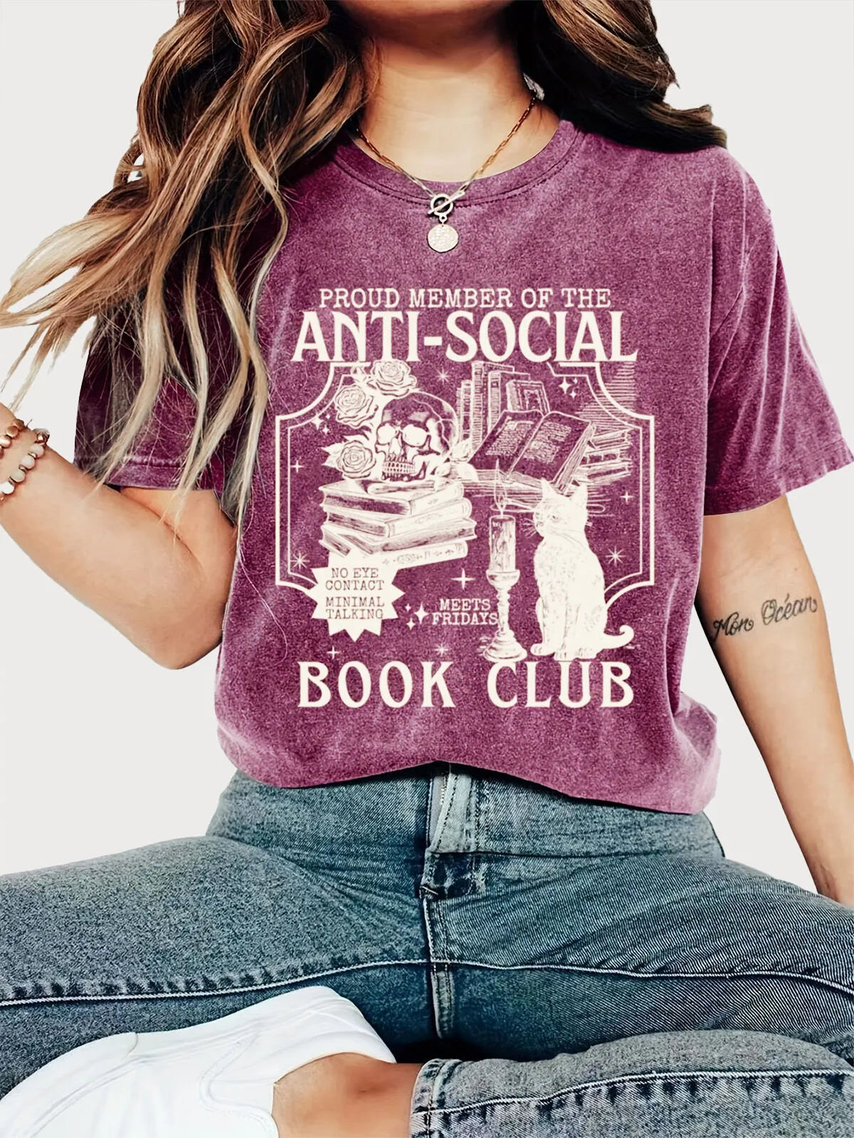 Letter Round Neck Regular Sleeve Short Sleeve Regular T-shirt