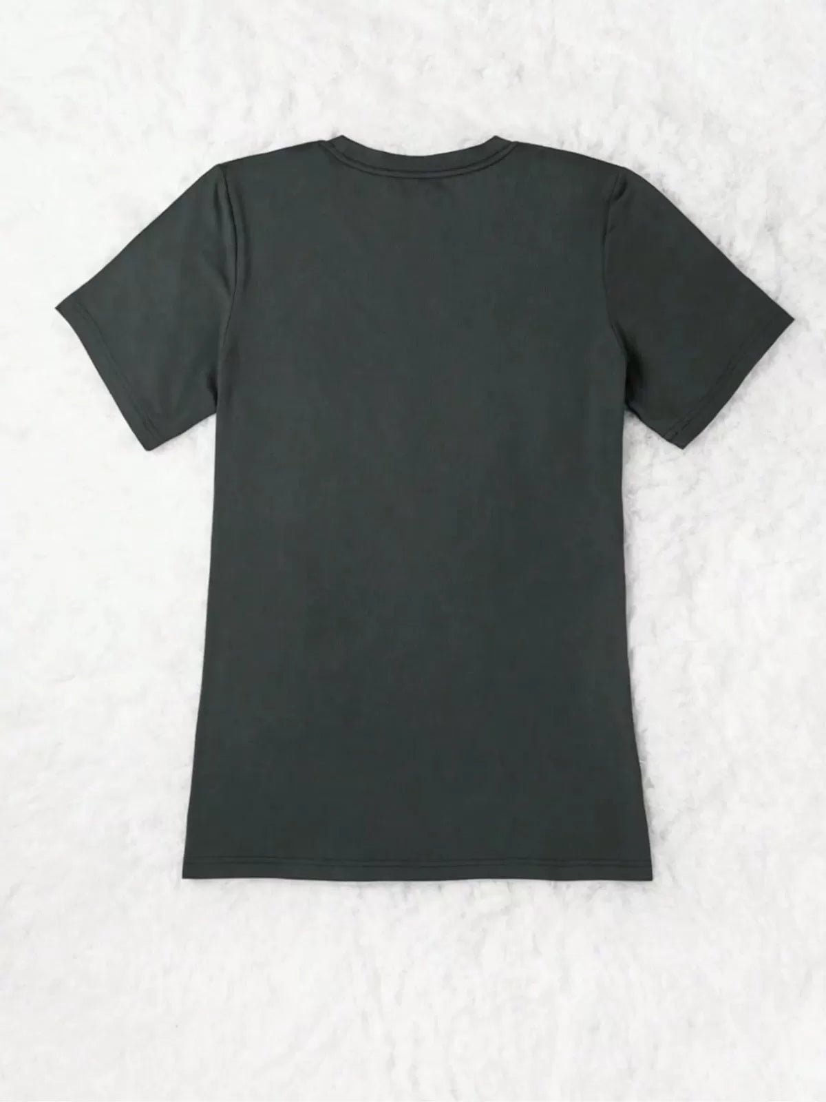 Letter Round Neck Regular Sleeve Short Sleeve Regular T-shirt