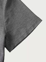 Letter Round Neck Regular Sleeve Short Sleeve Regular T-shirt