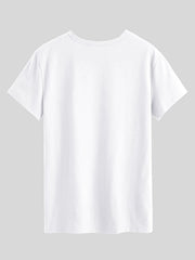 Letter Round Neck Regular Sleeve Short Sleeve T-shirt