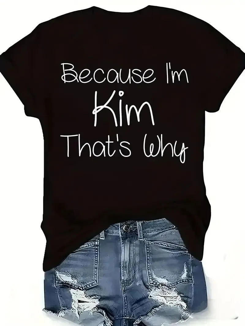 Letter Round Neck Regular Sleeve Short Sleeve T-shirt
