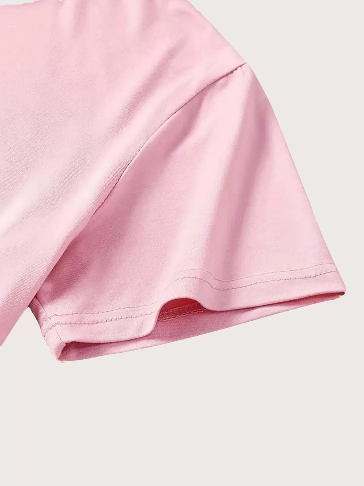 Letter V-neck Regular Sleeve Short Sleeve Regular T-shirt