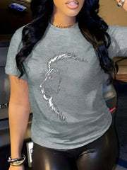 Lion Round Neck Regular T-shirt