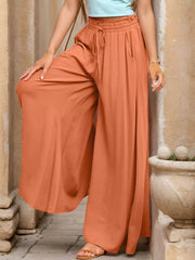 Medium Rise Palazzo Pants