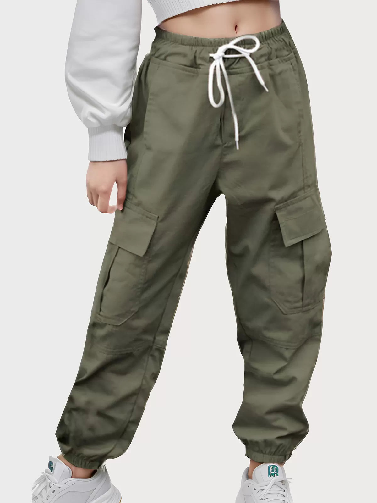 Medium Rise Poket Pants
