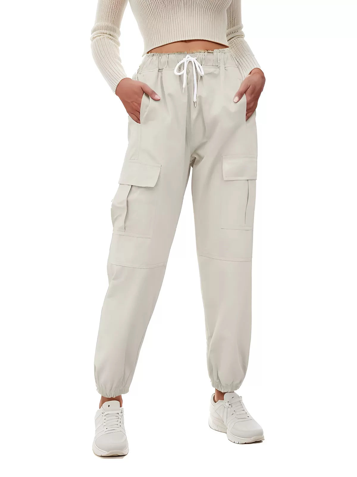 Medium Rise Poket Pants