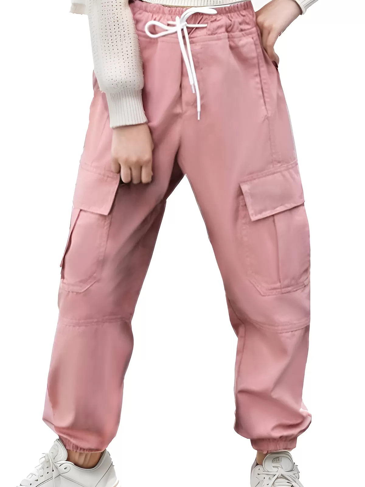 Medium Rise Poket Pants