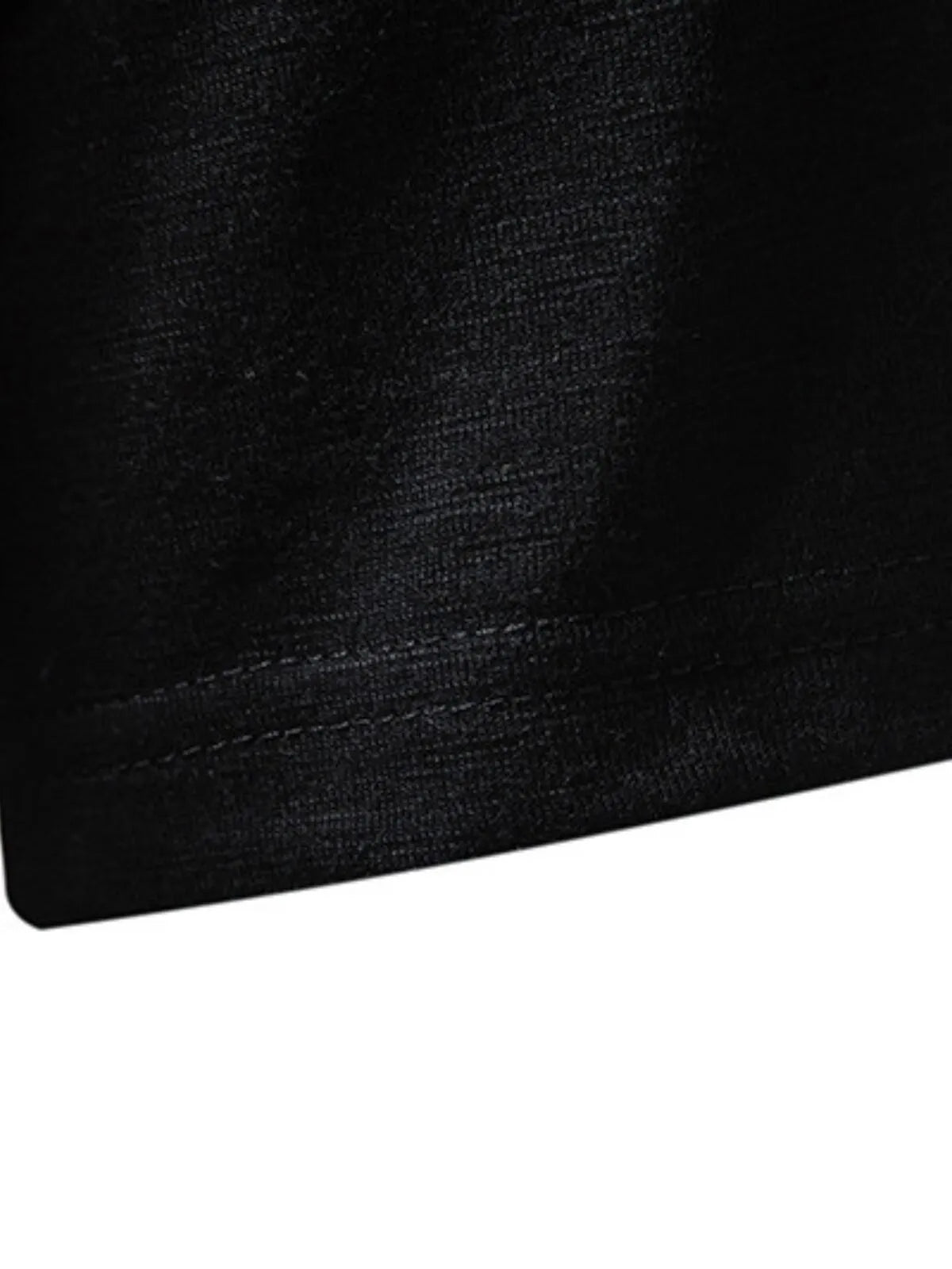 Men Solid Casual V-neck Henley T-shirt