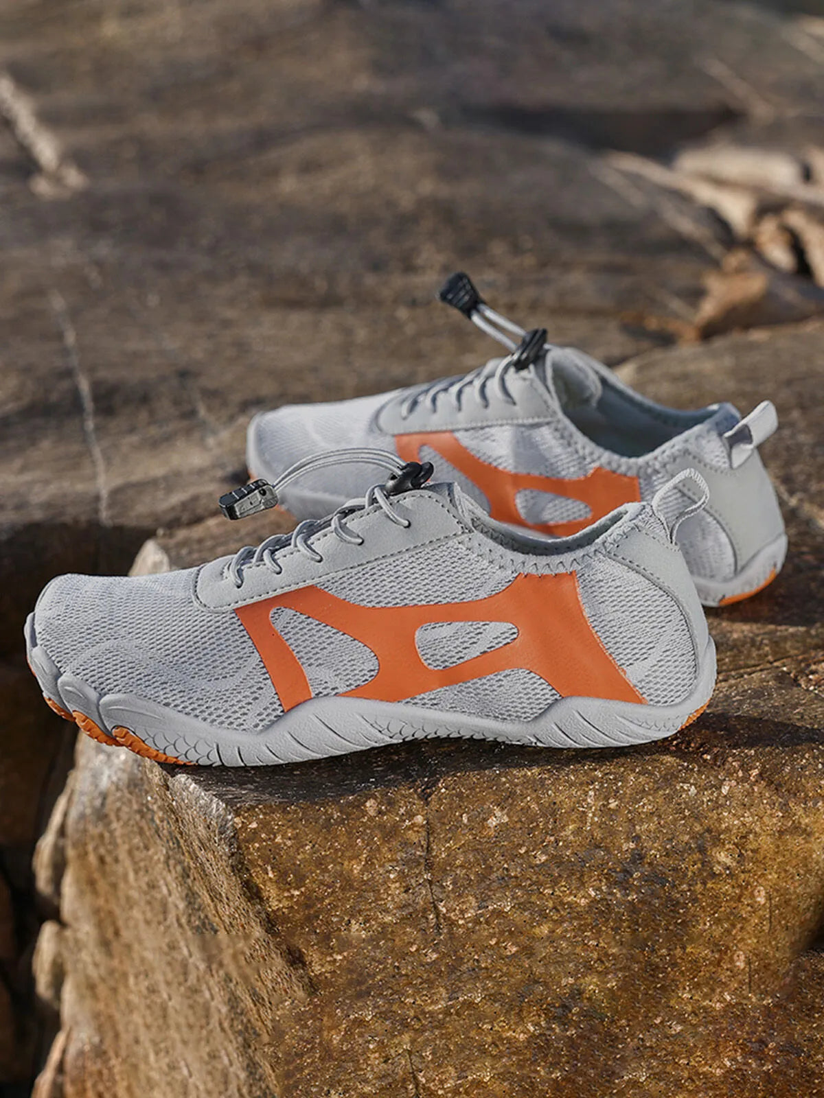 Mid-cup Flat Heel Knit Mesh Water Shoes