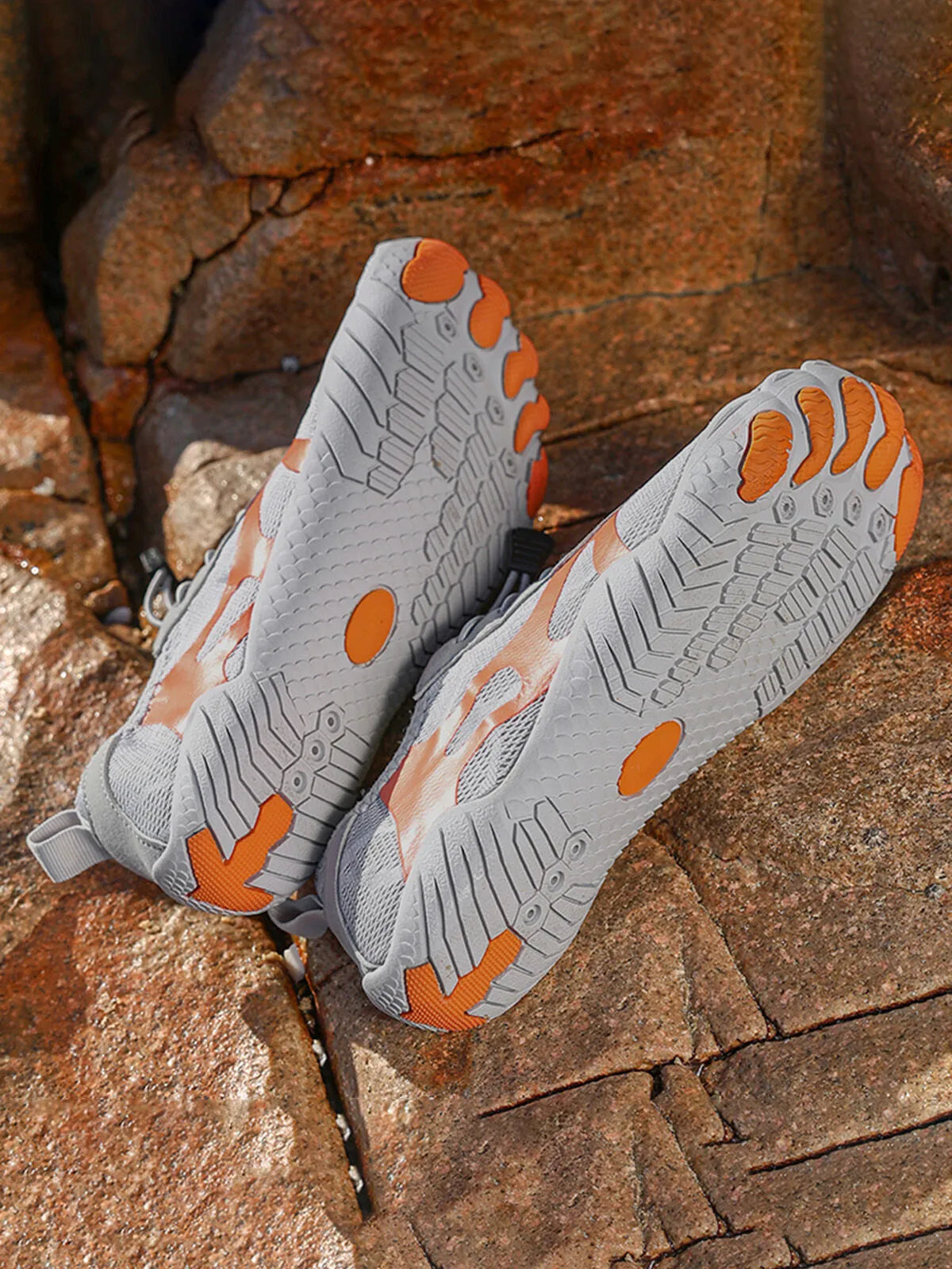 Mid-cup Flat Heel Knit Mesh Water Shoes