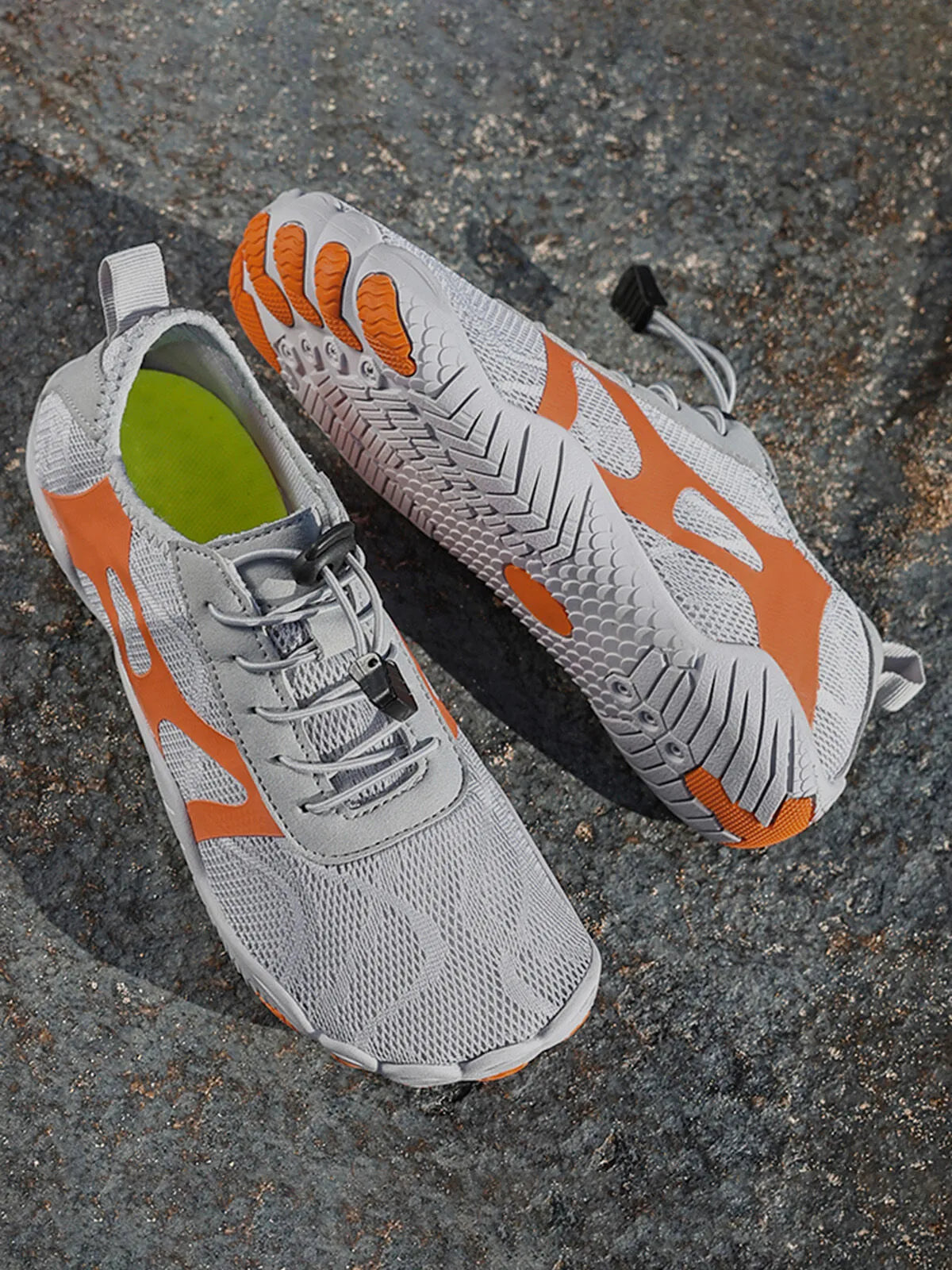 Mid-cup Flat Heel Knit Mesh Water Shoes