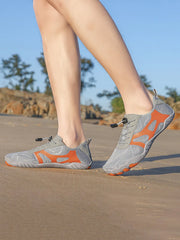 Mid-cup Flat Heel Knit Mesh Water Shoes