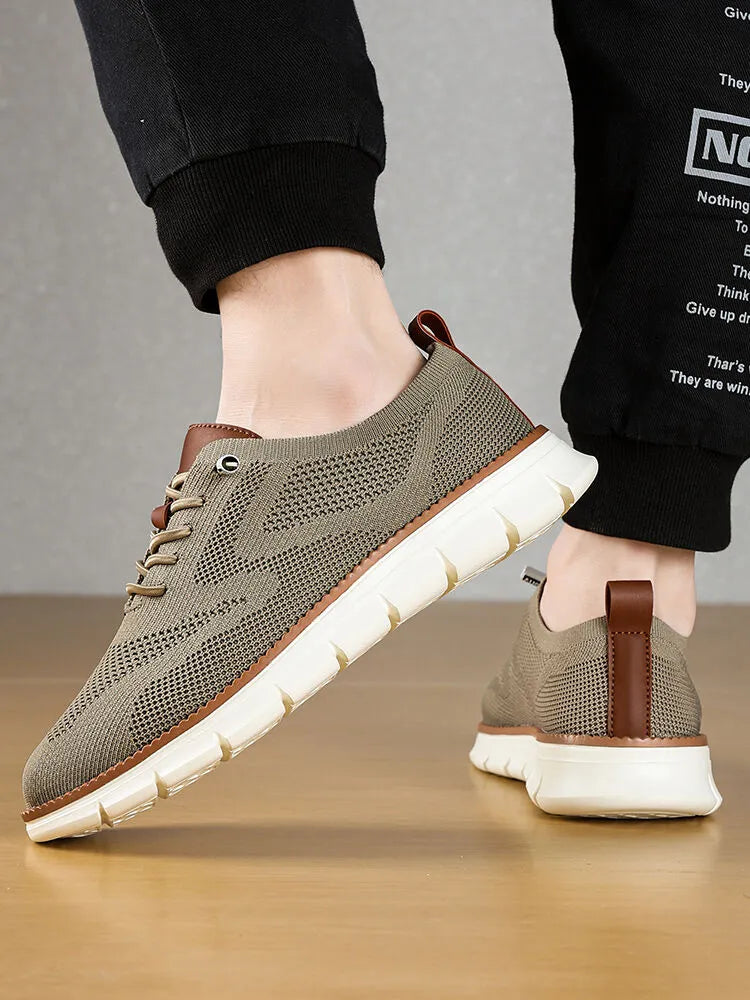 Mid-cup Round Toe Breathable and Soft Sneakers 