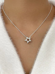 Minimalist Hypoallergenic Zinc Alloy Pendant 1pc Necklace